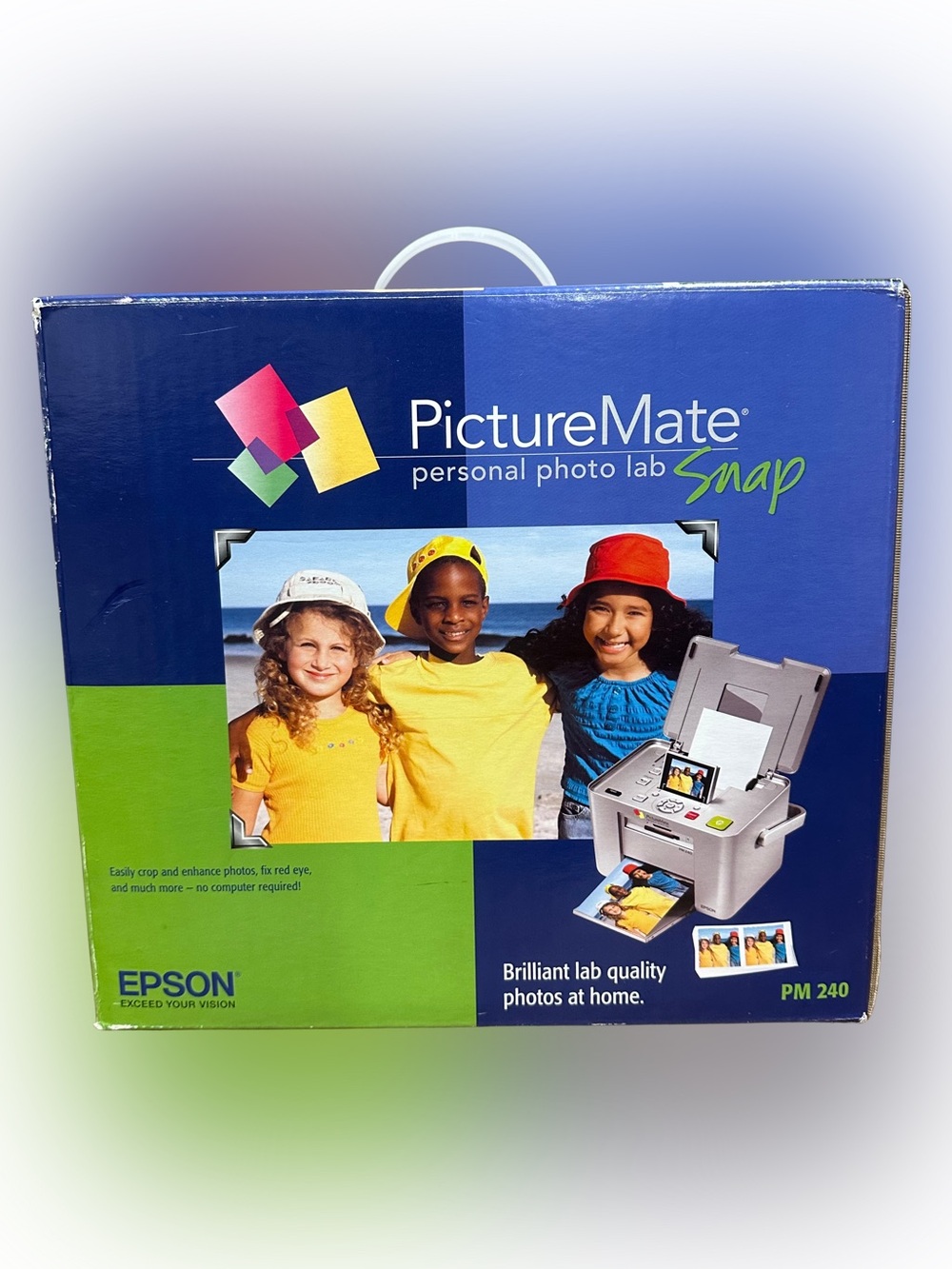 Epson PictureMate PM240 Personal Photo Lab Digital Portable Printer + Supplies